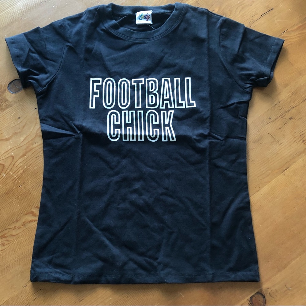 Lycra “Football Chick” Tshirt